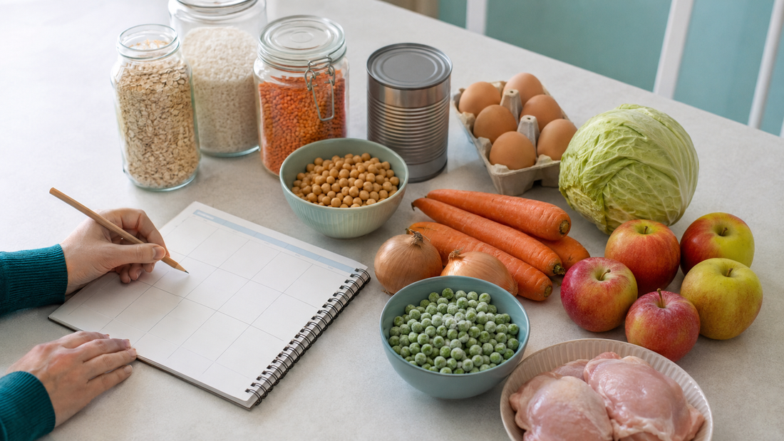 Menu équilibré pour une semaine à petit budget